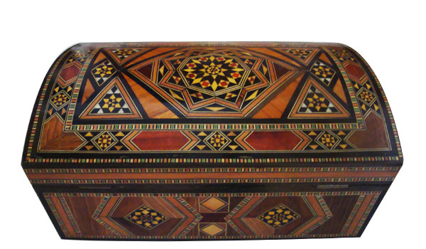  3-Cadeaux d'Alep Savon: Boîte mosaïque Midlle Bombeh (334)