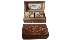 3 - Gift Aleppo zeep: Traditionele Mozaïek 370 (320)